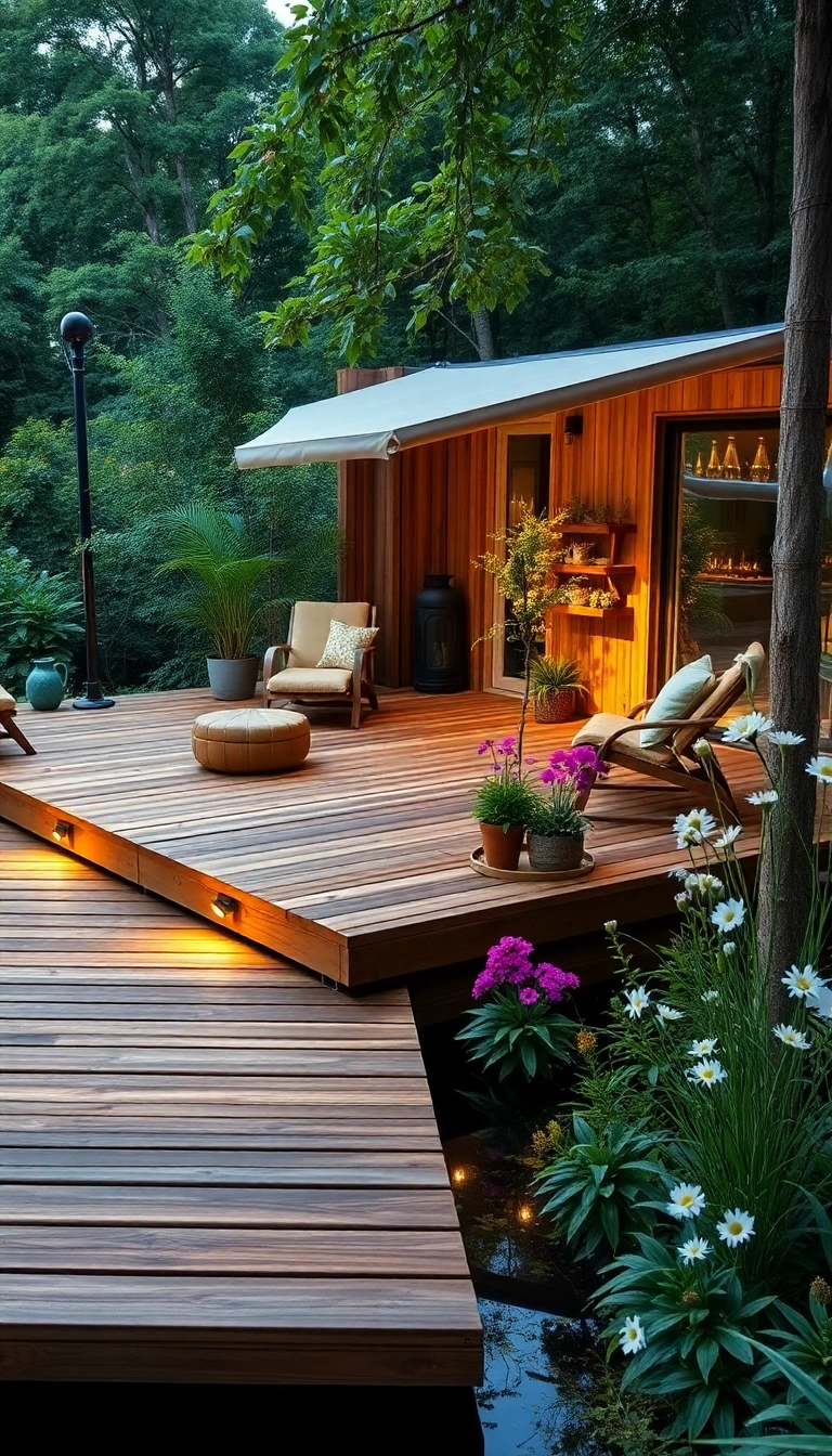 15 Affordable Floating Deck Ideas That Will Transform Your Backyard Into a Dream Oasis! - 14. Eco-Friendly Floating Deck