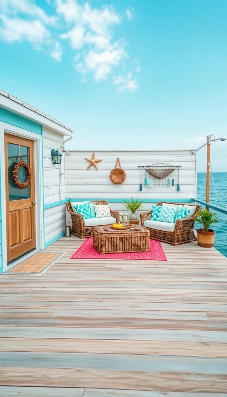 20 Modern Floating Decks That Will Leave You in Awe (Number 8 Is a Must-See!) - 17. Coastal Inspirations