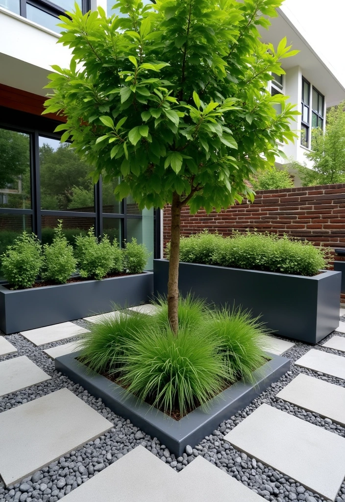 24 Beautiful Edging Ideas Around Trees to Create a Stunning Aesthetic Garden (You Won't Believe #15!) - 13. Stylish Paver Edging