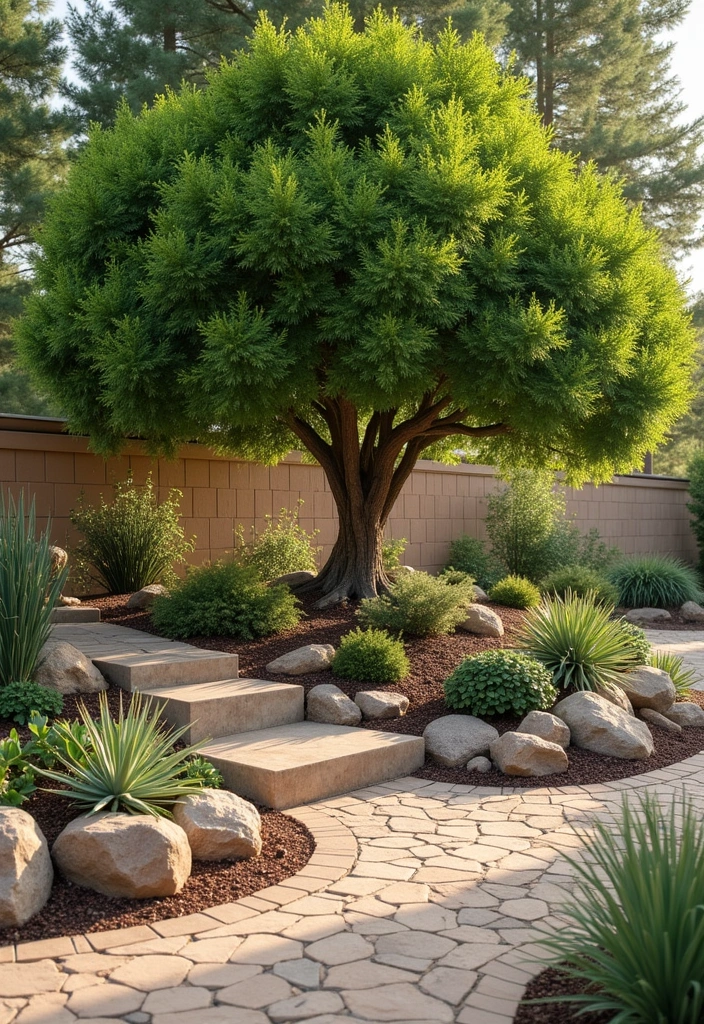 24 Beautiful Edging Ideas Around Trees to Create a Stunning Aesthetic Garden (You Won't Believe #15!) - 23. Cozy Rock Gardens