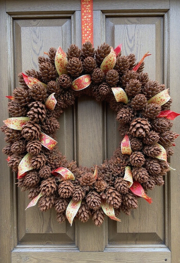 10 Easy Pine Cone Crafts That Anyone Can Do (No Experience Needed!) - 2. Pine Cone Wreaths