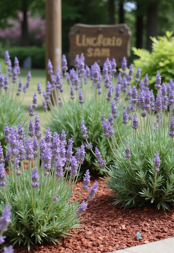 14 Perfect Plants to Pair with Red Mulch for a Vibrant Garden Makeover! - 5. Elegant Lavender: Fragrant Serenity