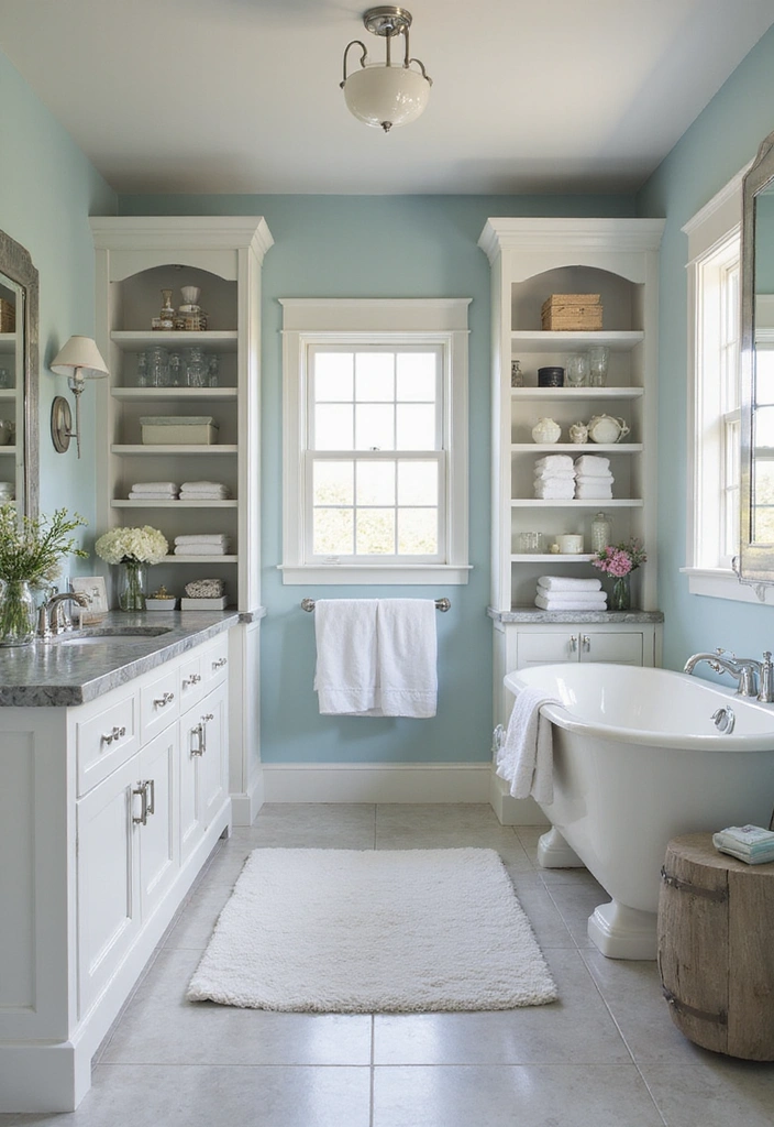 18 Luxurious Bathroom Storage Ideas That Make Your Space Feel Like a Spa! - 18. Elegant Color Schemes
