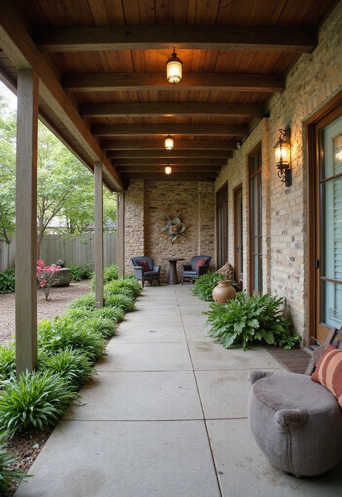 19 Unique Under Deck Landscaping Ideas for a Cool and Cozy Retreat! - 16. Outdoor Art Installations