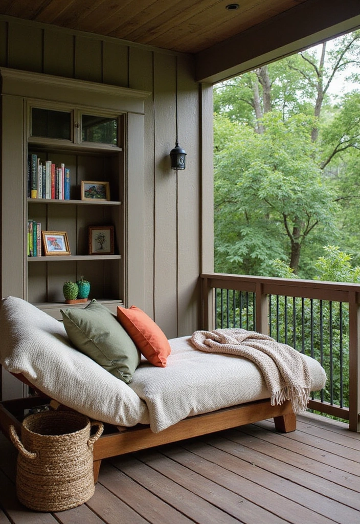 19 Unique Under Deck Landscaping Ideas for a Cool and Cozy Retreat! - 17. Cozy Reading Corner