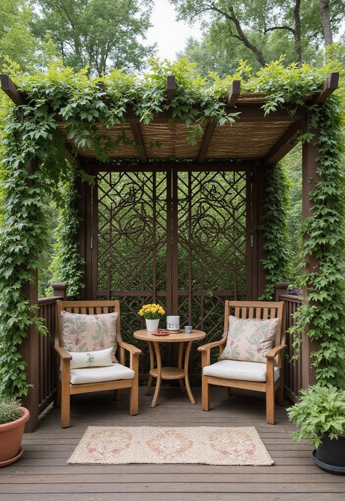 19 Unique Under Deck Landscaping Ideas for a Cool and Cozy Retreat! - 19. Customizable Outdoor Screen