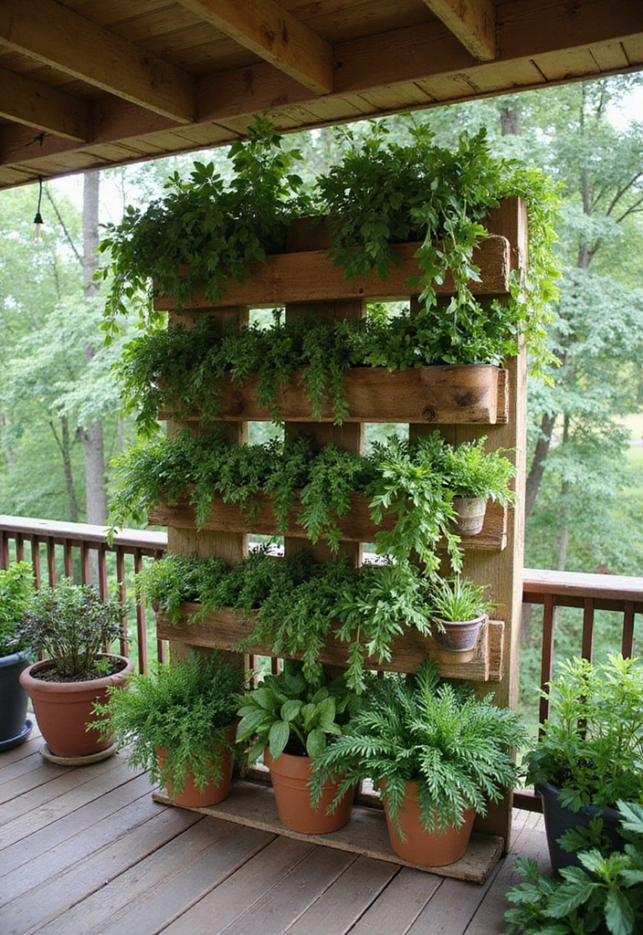 19 Unique Under Deck Landscaping Ideas for a Cool and Cozy Retreat! - 5. Vertical Garden for Space-Saving