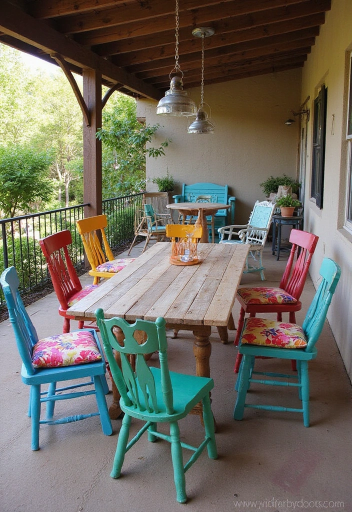 20 DIY Under Deck Landscape Projects That Won't Break the Bank (You’ll Love #16!) - 13. Upcycled Furniture