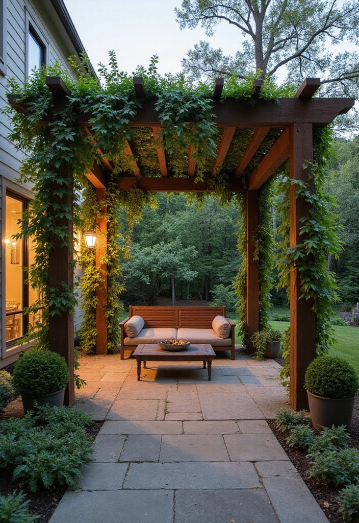 20 DIY Under Deck Landscape Projects That Won't Break the Bank (You’ll Love #16!) - 15. Pergola Installation