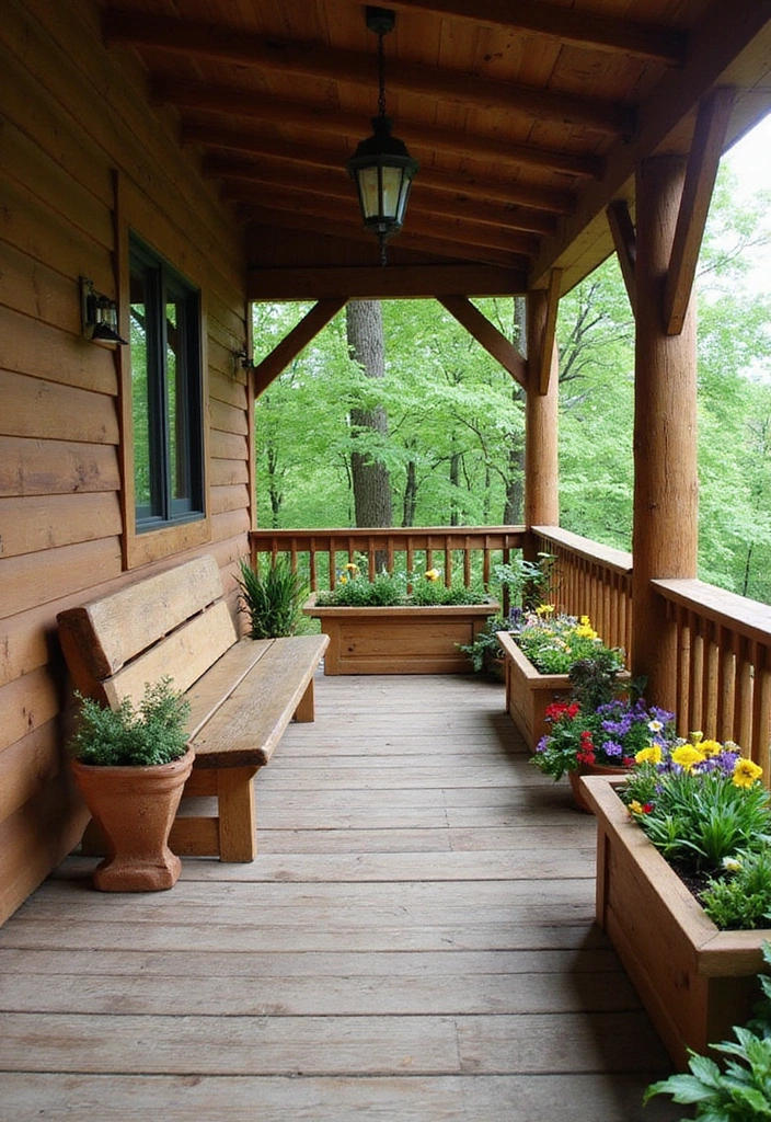 20 DIY Under Deck Landscape Projects That Won't Break the Bank (You’ll Love #16!) - 17. Rustic Wood Accents