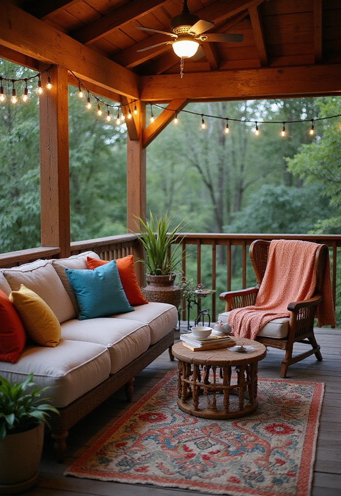 20 DIY Under Deck Landscape Projects That Won't Break the Bank (You’ll Love #16!) - 2. Cozy Under Deck Lounge