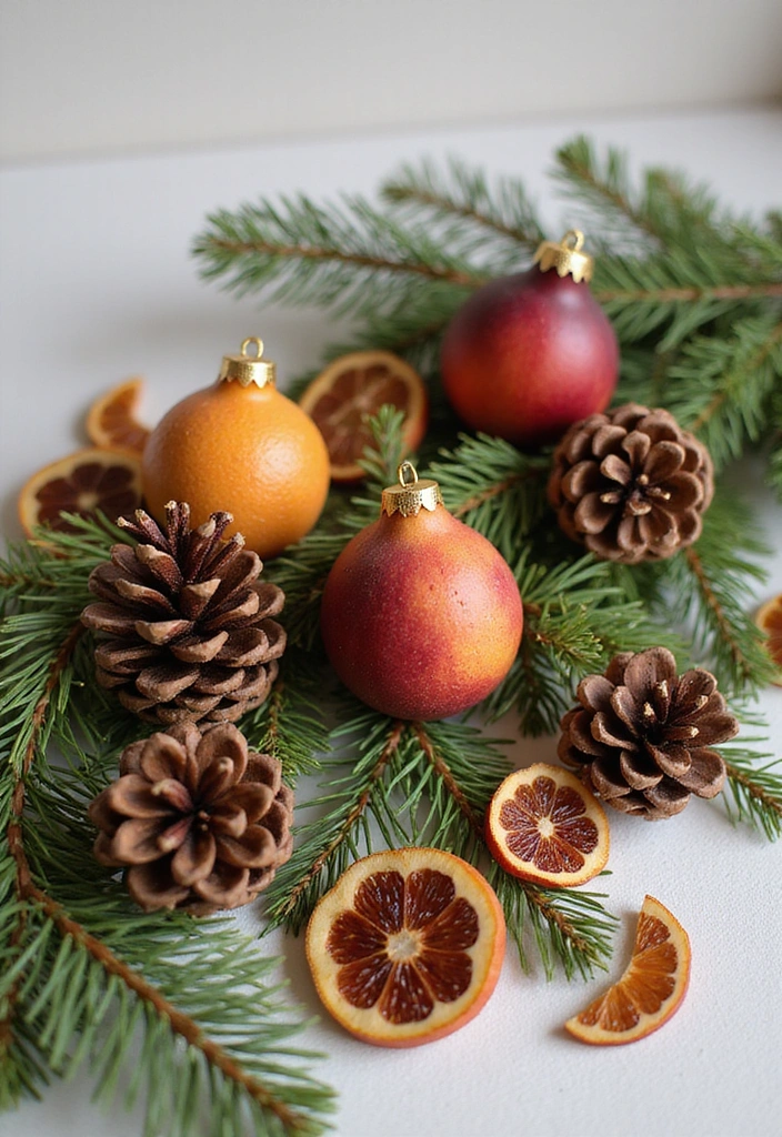 25 Handmade Pine Cone Ornaments That Will Make Your Tree Shine Bright This Christmas! - 20. Pine Cone and Dried Fruit Ornaments