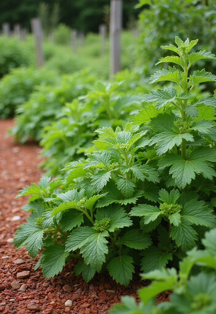 30 DIY Red Mulch Ideas to Elevate Your Landscape (You Can Do #22 This Weekend!) - 18. Creative Edible Borders