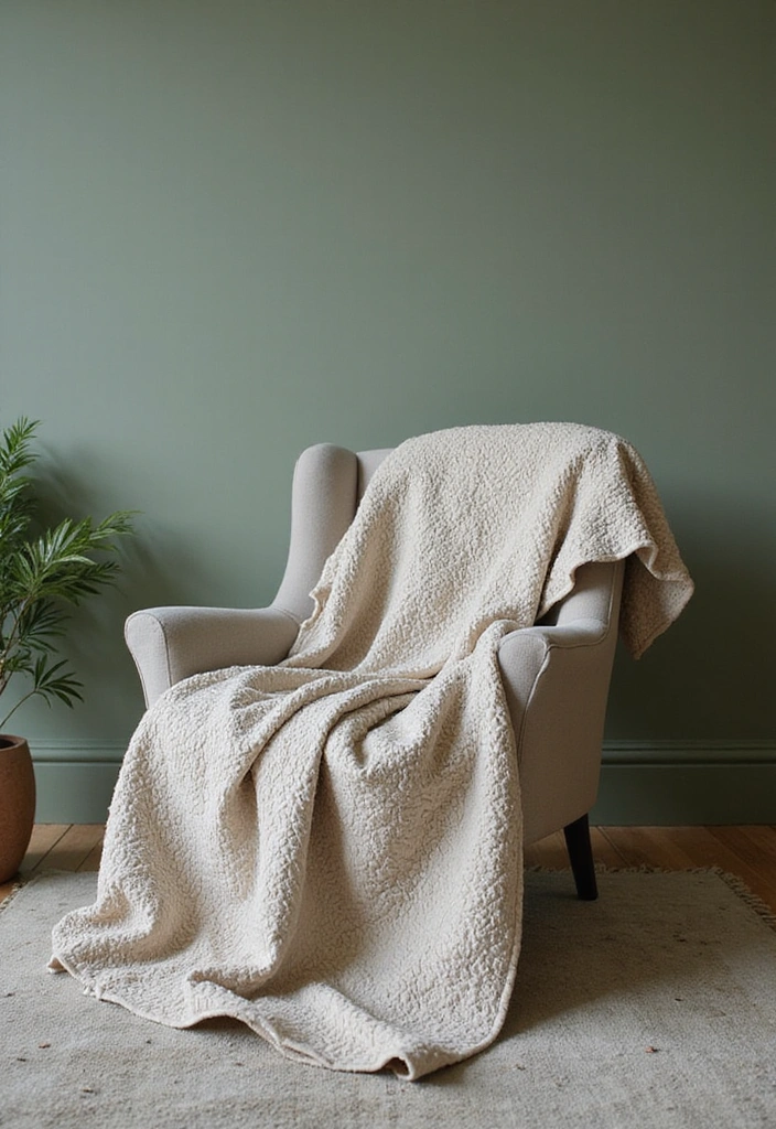 10 Cozy Textiles to Make Your Sage Green Bedroom Feel Like a Retreat! - 8. Quilted Throws