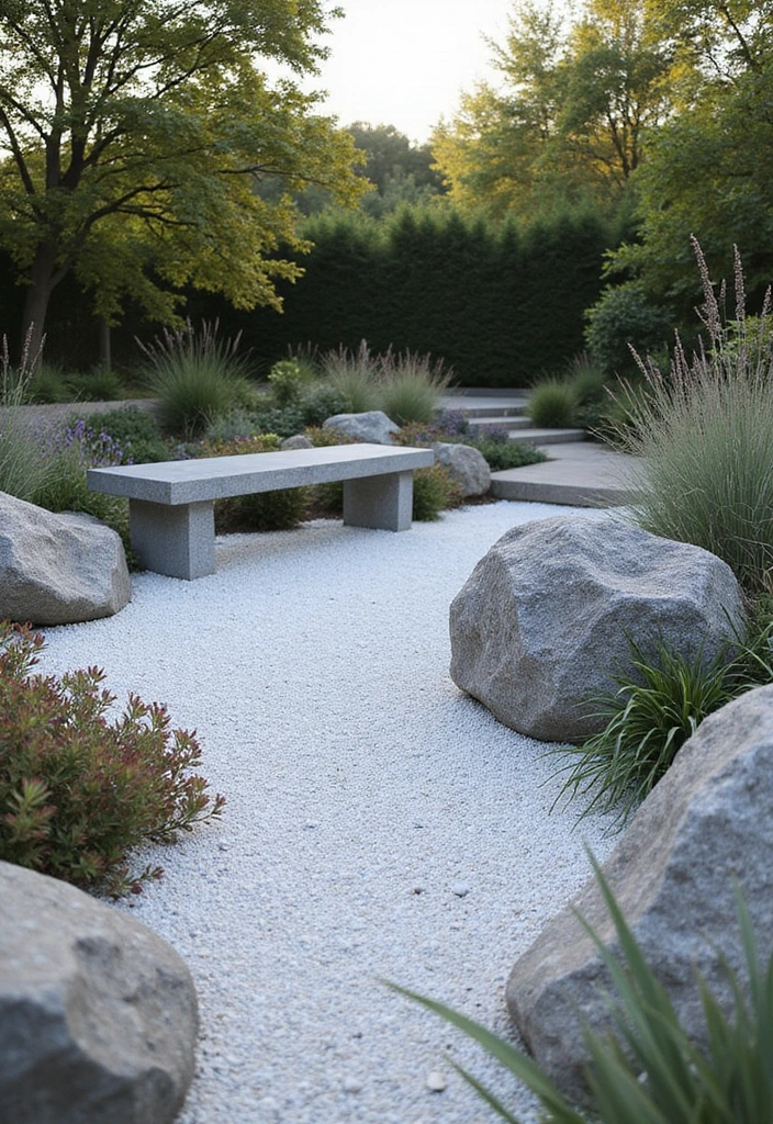 10 Modern Rock Garden Designs That Redefine Outdoor Elegance (Don't Miss #4!) - 1. The Minimalist Marvel