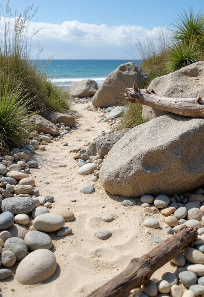 10 Modern Rock Garden Designs That Redefine Outdoor Elegance (Don't Miss #4!) - 10. Coastal Serenity