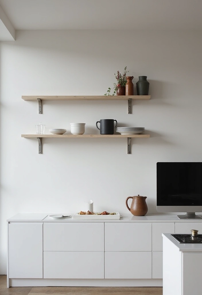 11 Kitchen Corbel Ideas That Are Both Functional and Stylish (You Won't Believe #7!) - 11. Corbels for Minimalist Spaces