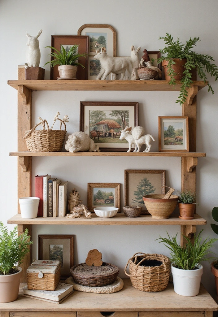 12 Playful Farmhouse Kids' Shelf Decor Ideas to Make Their Room Adorable! - 8. Fun Themed Displays