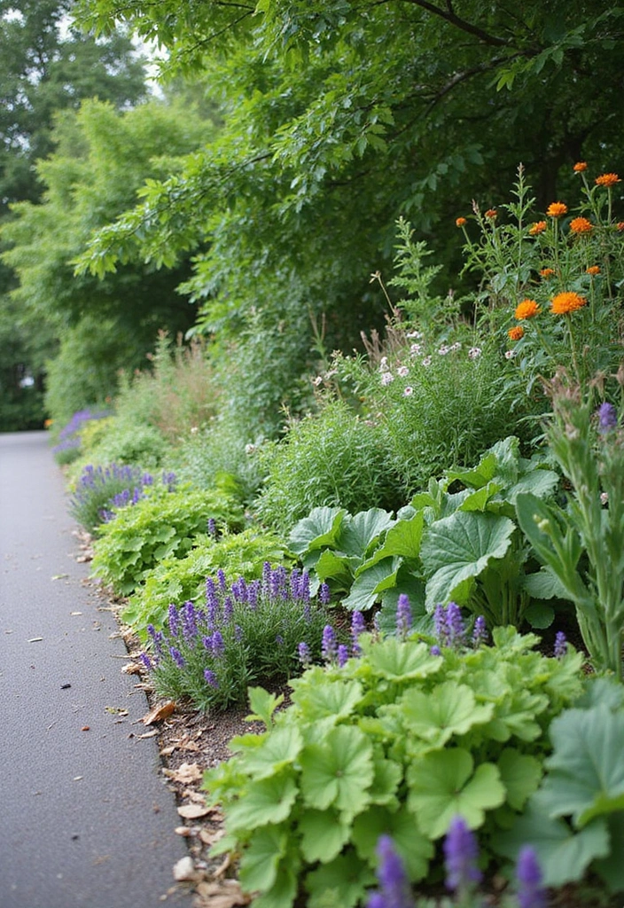 14 Colorful Driveway Edging Ideas That Will Make Your Neighbors Jealous! - 11. Edible Plants as Edging