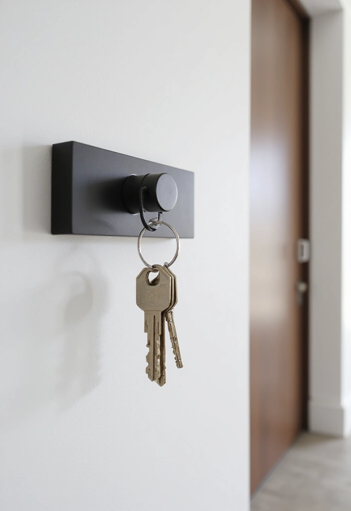 14 Entryway Key Holder Ideas That'll Make a Stunning First Impression (Don’t Miss #11!) - 4. The Magic of Magnetic Key Holders