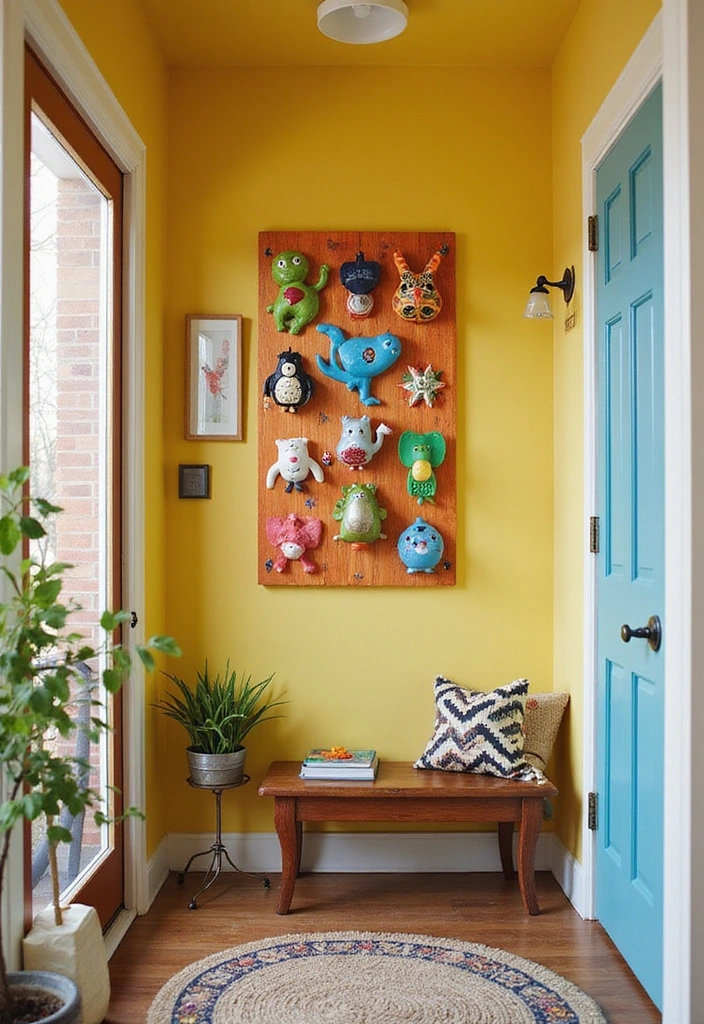 14 Entryway Key Holder Ideas That'll Make a Stunning First Impression (Don’t Miss #11!) - 5. Decorative Hooks with a Twist