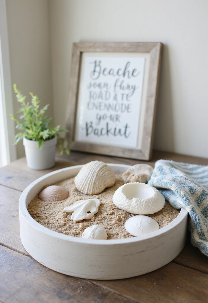 14 Farmhouse Entryway Tray Decor Ideas for a Welcoming First Impression (Wait Until You See #7!) - 7. Themed Decor