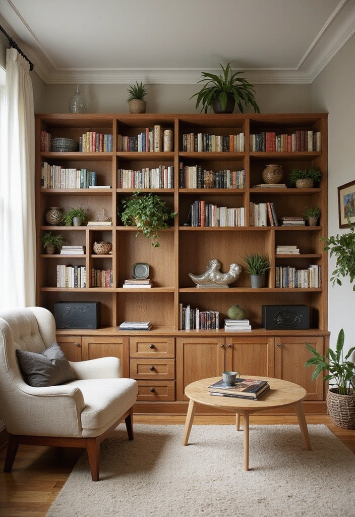 14 Portable Room Divider Ideas for Easy Space Customization (Perfect for Renters!) - 4. Bookshelves: Functional & Stylish