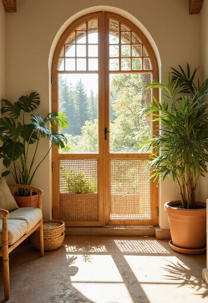 14 Portable Room Divider Ideas for Easy Space Customization (Perfect for Renters!) - 8. Rattan Room Dividers: Natural and Warm