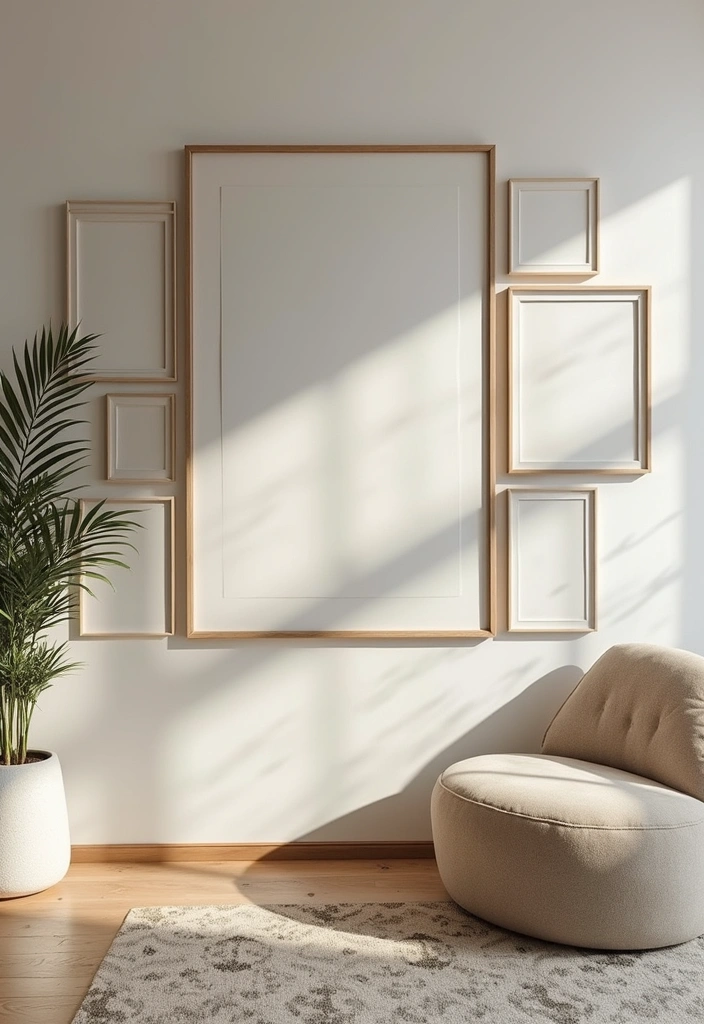 14 Portable Room Divider Ideas for Easy Space Customization (Perfect for Renters!) - 9. Art Displays: Gallery Style Dividers
