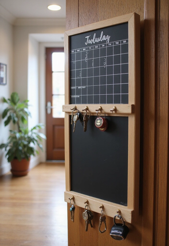 14 Themed Key Holder Ideas That Reflect Your Unique Personality and Style! - 10. Calendar Key Holder for Planning Enthusiasts