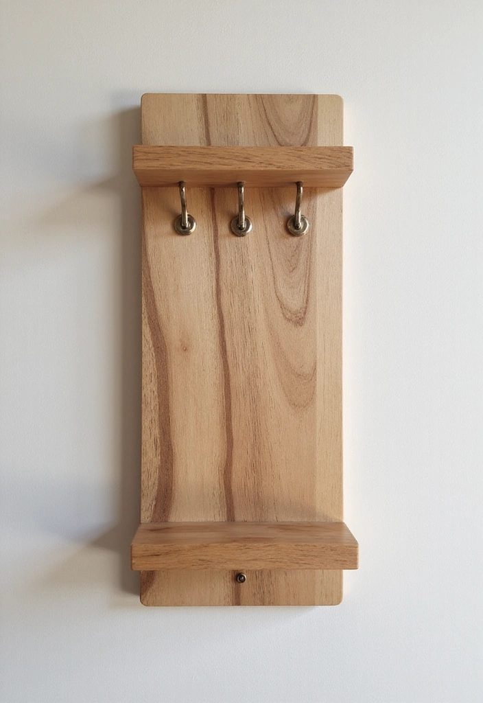 14 Themed Key Holder Ideas That Reflect Your Unique Personality and Style! - 6. Modern Minimalist Design