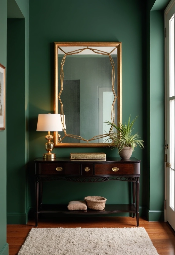 14 Vintage Entryway Mirror Ideas That Bring Timeless Elegance (You’ll Be Inspired by #9!) - 6. Vintage Art Deco Mirror