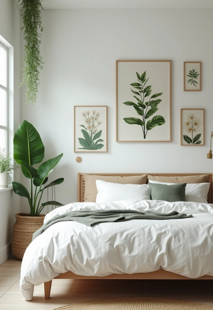 14 Wall Art Accent Wall Ideas That Will Leave You Speechless (Check Out #3!) - 5. Botanical Bliss
