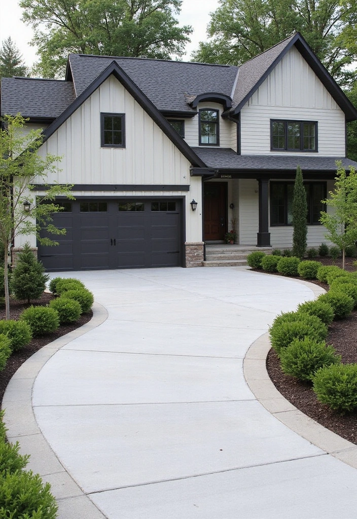 14 Wooden Driveway Edging Ideas That Add a Rustic Charm to Your Home! - 6. Shiplap Style Edging