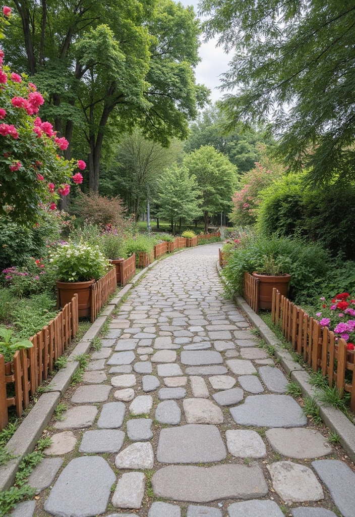 14 Wooden Driveway Edging Ideas That Add a Rustic Charm to Your Home! - 7. Wooden Fence Panels