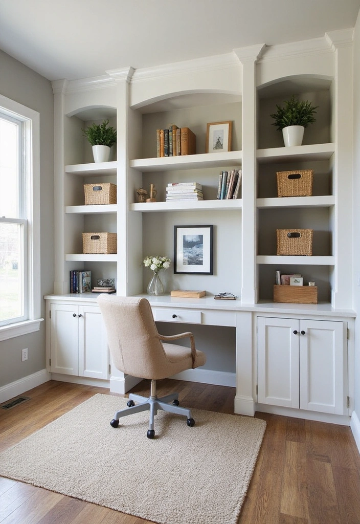 15 Corbel Styling Ideas to Elevate Your Home Office (Get Ready for #9!) - 13. Corbels with Built-In Storage