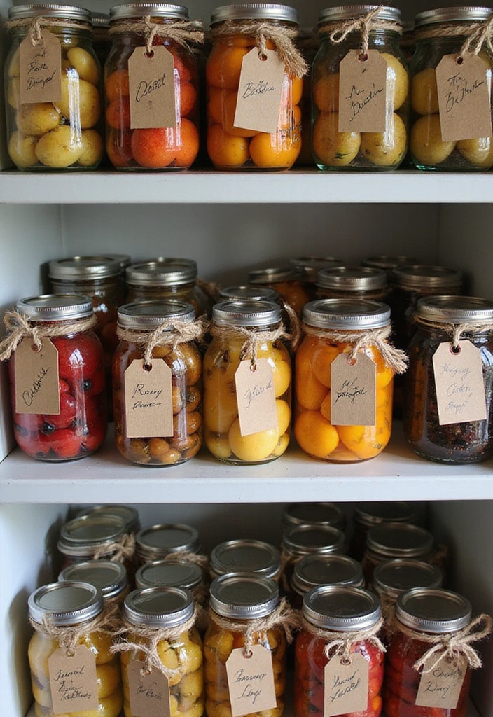 15 Fruit Storage Ideas That'll Keep Your Produce Fresh for Weeks (You Won't Believe #8!) - 10. Repurposed Glass Jars for Fruit Storage