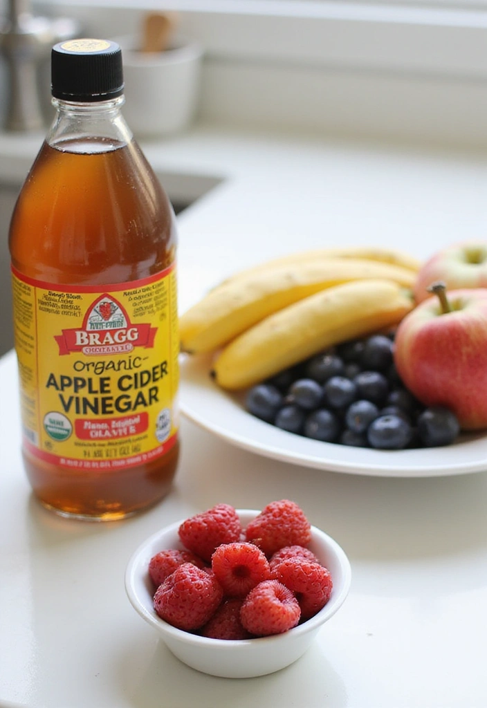 15 Fruit Storage Ideas That'll Keep Your Produce Fresh for Weeks (You Won't Believe #8!) - 9. Use Apple Cider Vinegar for Lasting Freshness