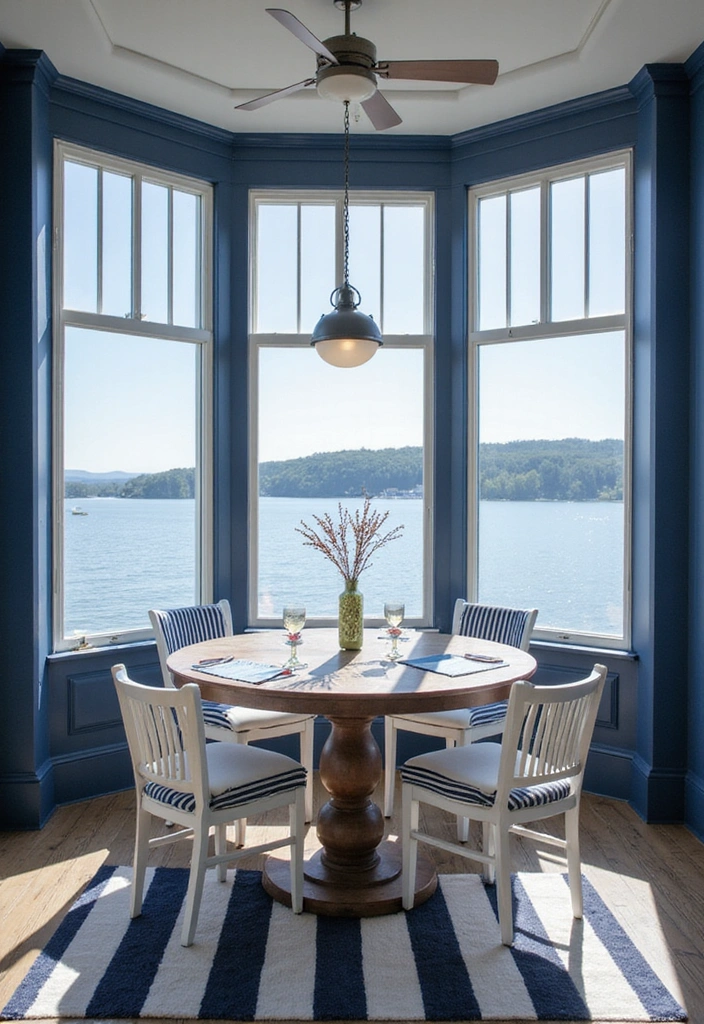 15 Lake House Color Schemes That Will Make You Want to Dive Right In (Wait Until You See #5!) - 2. Deep Blues with Crisp Whites