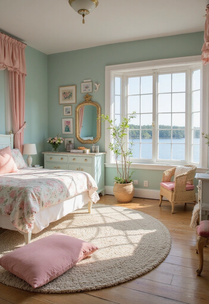 15 Lake House Color Schemes That Will Make You Want to Dive Right In (Wait Until You See #5!) - 5. Playful Pastels