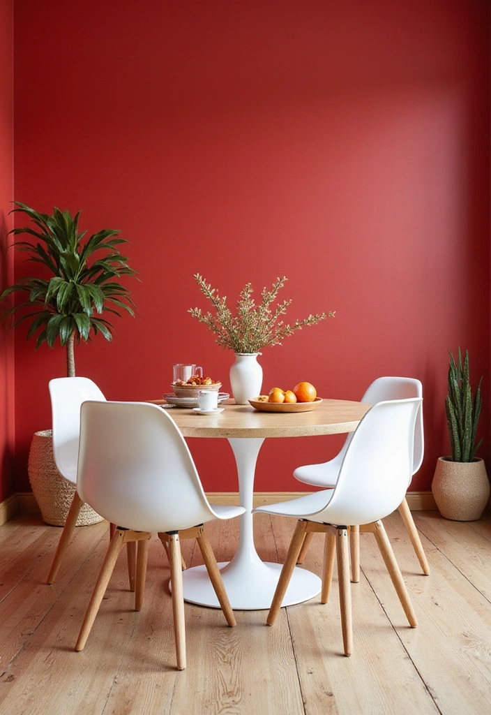15 Lake House Color Schemes That Will Make You Want to Dive Right In (Wait Until You See #5!) - 8. Bold Reds and Crisp Whites