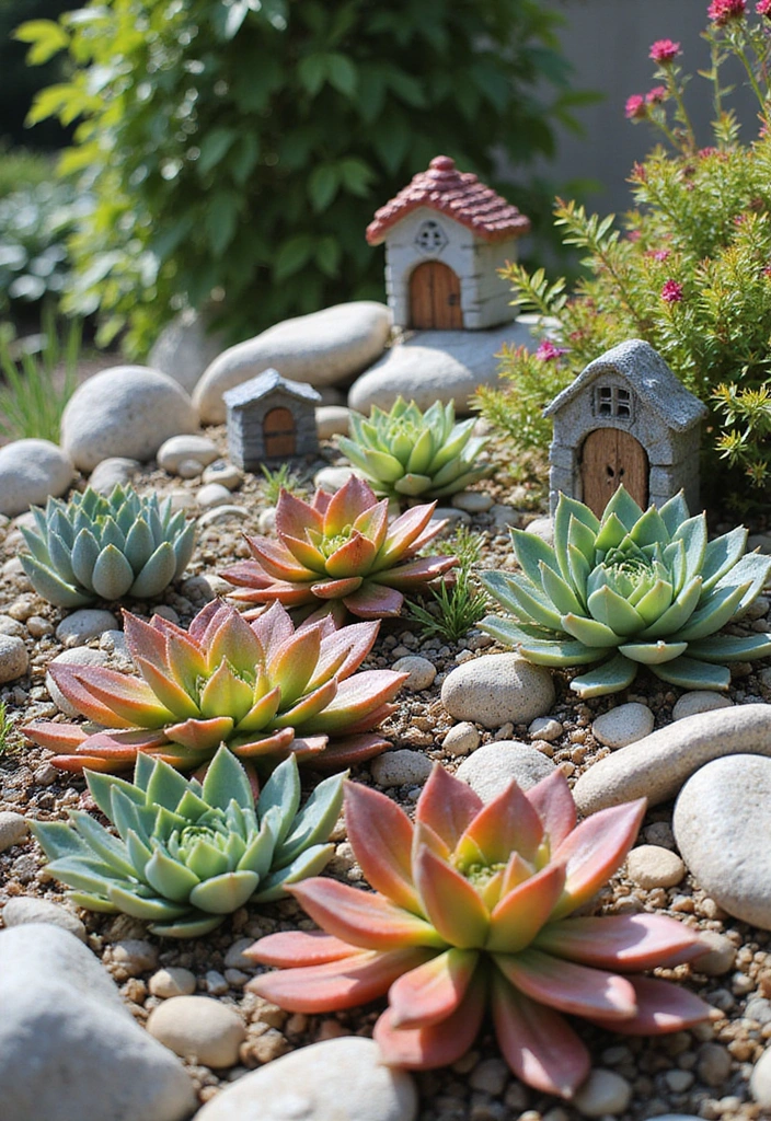 15 Stunning DIY Rock Garden Ideas That Will Transform Your Landscape (You Won't Believe #8!) - 1. Succulent Paradise