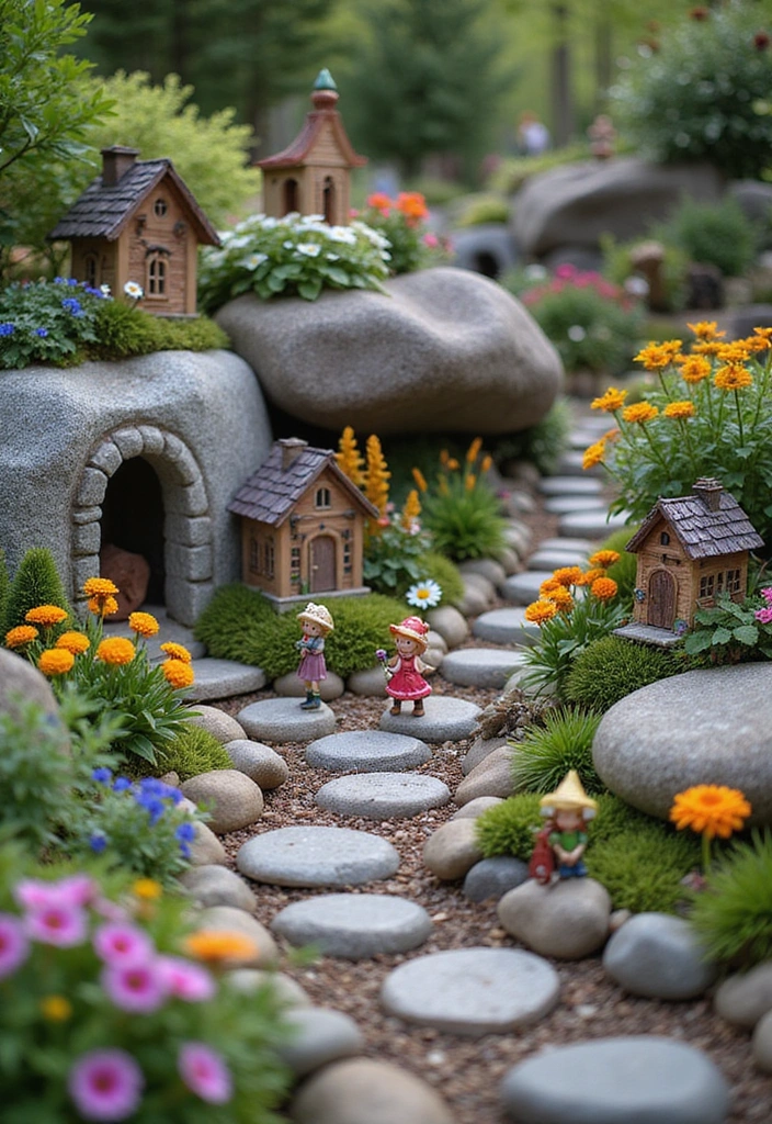 15 Stunning DIY Rock Garden Ideas That Will Transform Your Landscape (You Won't Believe #8!) - 5. Fairy Garden Rock Oasis