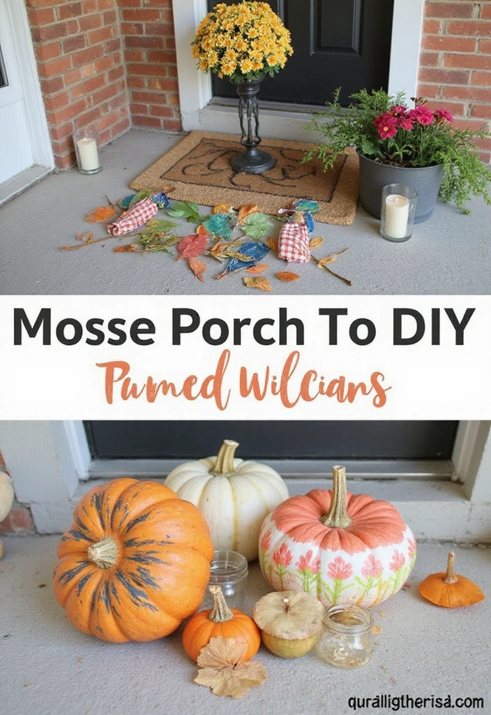 15 Stunning Fall Decorations for Your Porch (You Won't Believe #8!) - 10. DIY Decor Projects