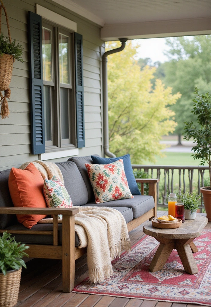 15 Stunning Fall Decorations for Your Porch (You Won't Believe #8!) - 2. Cozy Seating Area