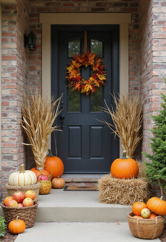 15 Stunning Fall Decorations for Your Porch (You Won't Believe #8!) - 6. Harvest-Inspired Decor