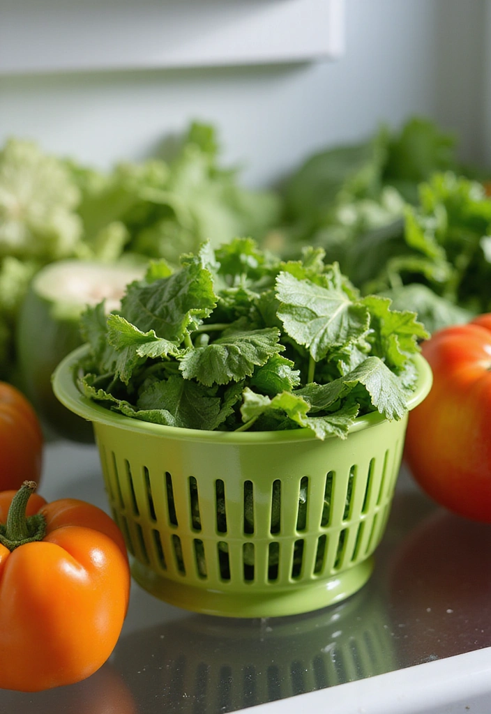 15 Vegetable Storage Hacks That Will Change Your Kitchen Game Forever! - 12. Invest in a Salad Spinner