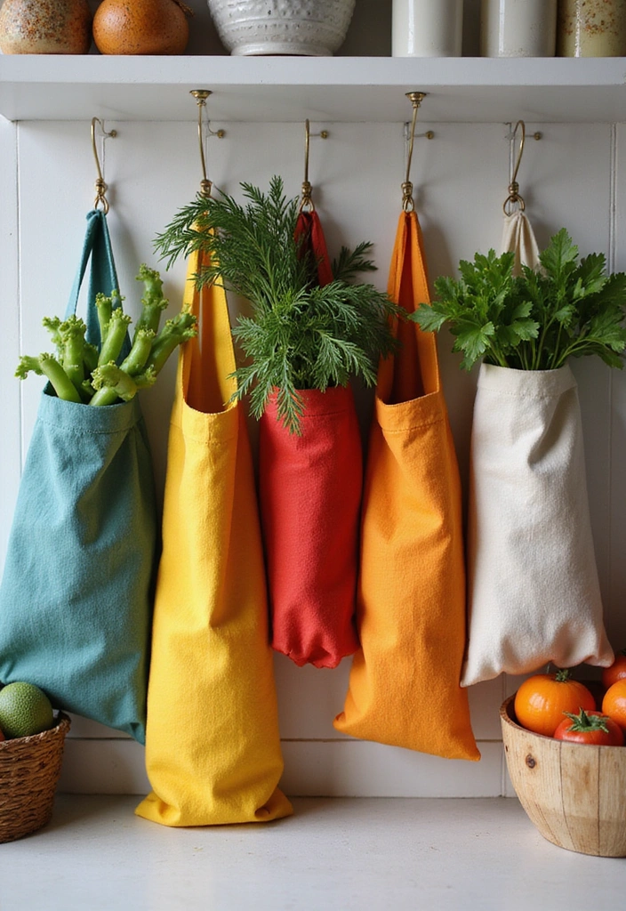 15 Vegetable Storage Hacks That Will Change Your Kitchen Game Forever! - 3. Use Cloth Produce Bags