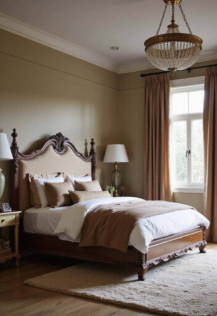 16 Beautiful Corbel Bed Frames That Will Transform Your Bedroom Into a Cozy Retreat (Check Out #8!) - 10. Luxe Glam