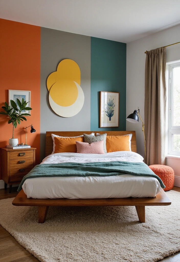 16 Beautiful Corbel Bed Frames That Will Transform Your Bedroom Into a Cozy Retreat (Check Out #8!) - 11. Mid-Century Modern